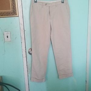 New and Lingwood Cuffed flannel cricket trousers